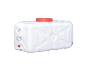 BAKULI Il rettangolo addensa il secchio dell'acqua domestica | Contenitore portatile in plastica per campeggio ed escursionismo, con impugnatura comoda e facile da trasportare (blu, 100 l)