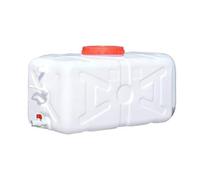 BAKULI Secchio Rettangolare Spesso Uso Domestico Design con Maniglia Tenuta Forte Facile Trasportare Un Valido Aiuto La Tua Vita all'Aria Aperta(White,50L)