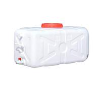 BAKULI Serbatoio d'Acqua Campeggio Viaggi All'aperto Secchio Rettangolare Spesso for Uso Domestico Secchio Plastica Acqua Portatile(White,100L)