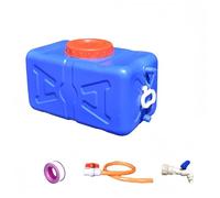 BAKULI Serbatoio d'Acqua Contenitore for L'acqua Plastica Resistente attività All'aperto Preparazione alle Emergenze(Blue-ExtraThick-30L)