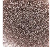 Bala&Fillic 12/0 Perline trasparenti foderate in argento, 10000 pezzi, 110 grammi, colore viola, 2 mm, per la creazione di gioielli (viola)