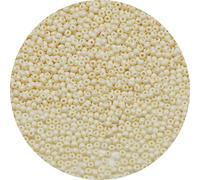Bala&Fillic 2 mm Perle di Rocaille Beige di circa 9000 pezzi/100 g, 12/0 perline di vetro per fabbricazione di braccialetti e collane (Beige)