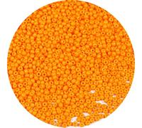 Bala&Fillic 2 mm Perline di Rocaille Arancione circa 9000 pezzi/100 g, 12/0 perline di vetro per fabbricazione di braccialetti e collane (arancione)