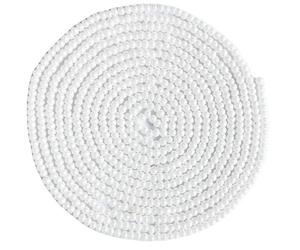 Bala&Fillic 2 mm Perline di Rocaille bianche di circa 9000 pezzi/100 g, 12/0 perline di vetro per fabbricazione di braccialetti e collane (perline bianche)