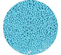 Bala&Fillic 2 mm turchese blu colore perline rocaille 9000 pezzi/100 grammi in borsa, 12/0 Turquo Blue Small Seed Beads for Making Jewelry Earring Bracciali Necklace (Turquo Blue)