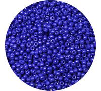 Bala&Fillic Perline blu reale da 4 mm, circa 1400 pezzi/110 grammi in sacchetto, perline in vetro 6/0 per realizzare braccialetti e collane (blu reale)