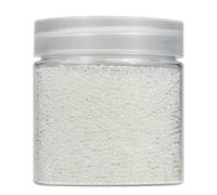 Bala&Fillic Perline di semi da 2 mm, 10.000 pezzi/110 grammi in scatola, perline di semi trasparenti 12/0, piccole perline artigianali per realiz