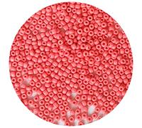 Bala&Fillic Perline di vetro 6/0 da 4 mm, circa 1200 pezzi/100 grammi in sacchetto, per realizzare bracciali e collane (pesca)