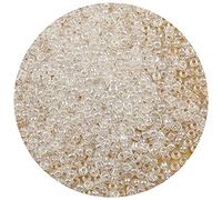 Bala&Fillic Perline di vetro 6/0 da 4 mm, circa 1200 pezzi/100 grammi in sacchetto, per realizzare braccialetti e collane (perle di cristallo)