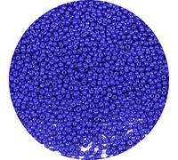 Bala&Fillic Perline uniformi di dimensioni rotonde da 2 mm, 9000 pezzi/100 grammi in sacchetto, perline blu scuro 12/0 perline piccole artigianali per realizzare gioielli, orecchini, bracciali, collan