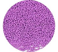 Bala&Fillic Perline uniformi, dimensioni rotonde da 2 mm, 9000 pezzi/100 grammi in sacchetto, perline viola 12/0, perline piccole artigianali per realizzare gioielli, orecchini, bracciali, collane (Vi