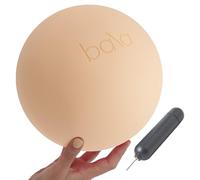 Bala Palla per esercizi non ponderata - Palla da yoga da 20,3 cm per esercizi di sbarra, stretching, forza e allenamento di base, piccola palla da pilates con mini pompa per palestra a casa e routine