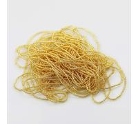 BALABEAD 110 Glass Silver Lined Seed Beads Hanks 1 Hank 3 Meters Total 3 String Hanks About 6000pcs 9 Meters String Golden S