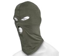 Balaclava in cotone Mil-Tec con 3 fori - Olive universale