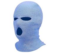 Balaclava - maschera a maglia 3 fori bocca - blu