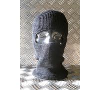 Balaclava Nera Con 1 Foro / Cappello Beanie - Molto Caldo - Nuovo Di Zecca