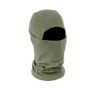 Balaclava Tattico Sub-Zero - Maschera Integrale in Cotone ed Elastan, Traspirante e Elasticizzata, Protezione Testa, Viso e Collo per Softair, Sport e Outdoor (OD Green)