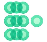 Balacoo 10 Pezzi Copertura per Stetoscopio in Silicone Morbido Verde, Facile da Pulire e Isolante dal Rumore, Accessorio Medico per Campana in Ambito Clinico e Ospedaliero