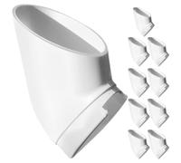balacoo 10 Pezzi Tazza di Plastica per Piante Idroponiche a Colonna PVC | Foro da 38mm, Supporto per Radici e Aerazione, per Giardinaggio Idroponico su Balcone