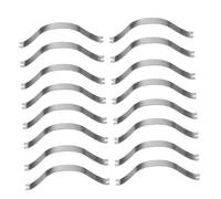 Balacoo 100 pezzi Clip per in Acciaio Inossidabile Supporto Fissaggio Invisibile per Foto e Clip Resistenti e Facili da Installare per Appendere Immagini