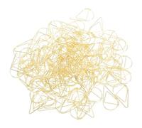 Balacoo 100 Pezzi Graffette e Fermare Fogli in Metallo a Forma di Goccia Oro, Resistenti e Non Deformabili, Clip Creative per Organizzare Documenti per Ufficio
