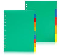 Balacoo 15 Pezzi Divisori File in Pp A4, Set da 15 Pagine Miste per