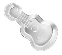 balacoo 1pezzi Stampo da Torta in Lega di Alluminio Forma di Chitarra Teglia per Cakes e Mousse Design Europeo Pratica per Baking Colore Argento