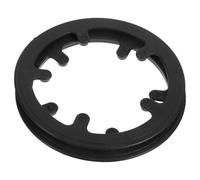 balacoo 2 Pezzi Protezione per Pignone Anteriore Bicicletta Nero Plastico | Montaggio Semplice, per Mountain Bike e City Commuting, Copri 40 Denti