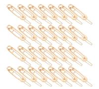 Balacoo 24 Pezzi Set di Piccole Mollette per Chioma Donna in Lega Dorata Leggere senza Tracce, Eleganti e Semplici per Uso Quotidiano e Occasioni Formali