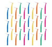 Balacoo 30 Pezzi Scovolino Interdentale Manuale per Pulizia Dentale | Plastica e Fibra di Nylon, per Denti Ortodontici e Uso in Viaggio, Riduce Alito Cattivo