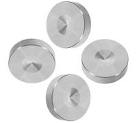 balacoo 4 Pezzi Piedini Isolanti in Acciaio Inossidabile per Subwoofer e Altoparlanti, Antiscivolo e Antivibrazione, per Setup Professionali e Pavimenti in Legno