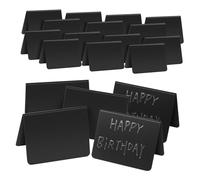 Balacoo 40 pezzi Mini Lavagnette Buffet con Supporto Cartellini per Etichette Feste e Ristoranti Segnaposto Buffet e Matrimoni