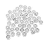 balacoo 50 Pz Cuscinetti Rotanti per Artigianato, Base Rotante per Mulini a Vento, Cuscinetto per Giocattoli e Progetti Diy, in Plastica e Ferro