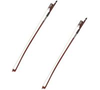 Balacoo Archetto e Pratiche Musicali Facili e Potenti per Violino in Legno di Sandalo Rosso 1/8 Crine di Cavallo, Set da 2 Pezzi
