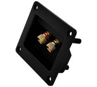 balacoo Audio Design Compatto in Lega 2 Vie Connettore per Casse Rame Massiccio per Progetti DIY per Subwoofer e Altoparlanti