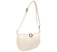 balacoo Borsa a Tracolla da Donna Bianca in Nylon, Capiente e Leggera | Design Semplice ed Elegante, Uso Quotidiano e Weekend, Pratica da Portare, Stile Versatile per Viaggi