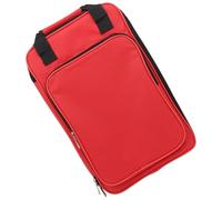Balacoo Borsa per Bacchette per Batteria Oxford Rosso, Capiente e Resistente, Tracolla e Manico per Trasporto Comodo e Riduzione Affaticamento Spalle