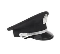 balacoo Cappello da Capotreno e Taglia Pu Vintage Nero Cuciture Precise per Adulti per Cosplay e Accessori Feste a Tema Treno