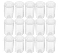 balacoo Contenitore Cilindrico in Plastica Coperchio per Esche da Pesca, Scatola Portatile per 30 Pezzi, Organizer per Piccoli Accessori e Custodia per Rullini Fotografici
