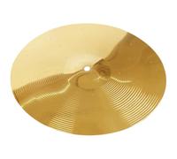 Balacoo Cymbal per Batteria in Lega di Ottone, Leggero e Portatile, Piatto Crash Oro per Esercitazioni di Musica Jazz e Accessori per Batteria Acustica
