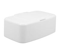 Balacoo Dispenser Fondo e Plastica per Salviette Bianco Umidificate in Coperchio, Contenitore Portatile Antiscivolo Cassetti e Scrivanie