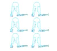 Balacoo Kit per Piercing Orecchio Mini Formato Usa e Getta 6 Pezzi in Acciaio Titanio e Pp Facile da Usare per Professionale e Domestico