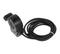 balacoo Manopola Acceleratore Verticale in Plastica Nera | Interruttore Clacson Integrato, Compatibile Manubrio Sinistro e Destro, Controllo Ergonomico per Riparazione