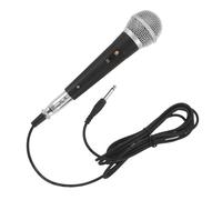balacoo Microfono Dinamico in Plastica e Metallo con Cavo per Karaoke e, Microfono Portatile Handheld Riduce Rumori di Fondo, per Public Speaking
