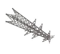 Balacoo Modello Architettonico in Scala 1:100, Nero, 18,8 CM, Accessorio per Diorami Ferroviari e Case delle Bambole, Materiale per Paesaggi in Miniatura