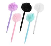 balacoo Penna a Sfera Pallina Soffice, Design Carino, Impugnatura Comoda | PP e Peluche, per Note, Diari e Quaderni, Regalo Simpatico per Insegnanti e Ufficio