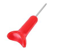 balacoo Penna per Incidere Braille Rossa in Plastica e Acciaio Inossidabile, Strumento Versatile per Apprendere Braille, per Festa Scuola Decor e Istituti per Ciechi