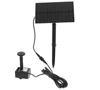 balacoo Pompa Solare per Fontana da Esterno Pannello Solare, Forma Quadrata, capacità 150l/h, Installazione Facile per Giardino e Fontanella per Uccellini