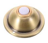 Balacoo Pulsante del Campanello Resistente e Decorativo Rotondo in Ferro Oro Vintage Stile Retrò Elegante e Funzionale per Porta Casa o Ufficio