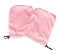 Balacoo Set 2 Paia Guanti e Copripiedi in Cotone e Peluche Rosa per Terapia alla Paraffina, Mantiene la Cera Calda e Massimizza L'assorbimento di Umidità, per Uso Domestico